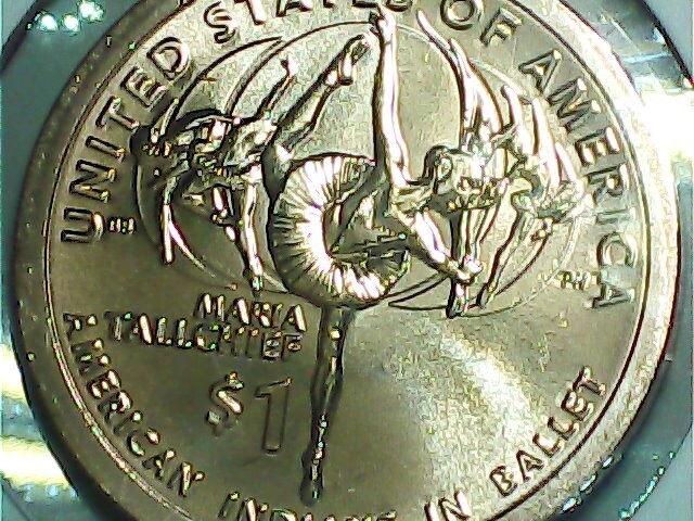 2023 PD P D $1 Sacagawea MARIA TALLCHIEF AWQ American Women Prima Ballerina
