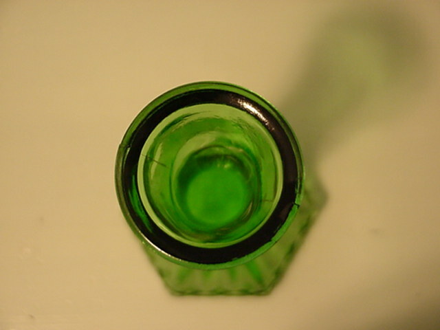 Vintage Hoosier Green Glass Petite Bud Vase