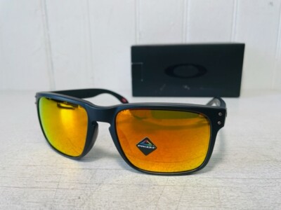 OAKLEY OO9102-E2 HOLBROOK Matte Black Frame w Prizm Ruby Lenses Suns $174