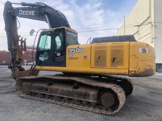2011 John Deere  350DLC Excavator Backhoe  - Enclosed Cab- Heat & AC