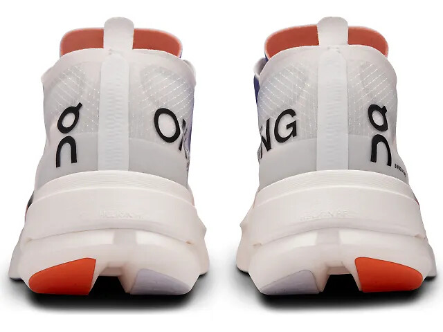 Pre-owned On Mens  Running Brand White/flame Cloud Cloudboom Strike Oc Shoes 2024