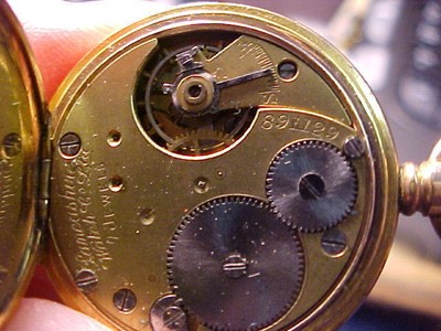 vintage 35mm gold filled Lancashire Watch Co OF pendant watch SCARCE runnable