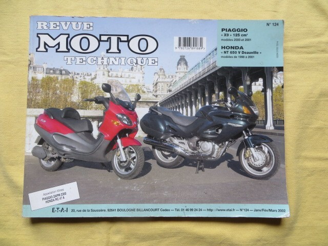 Piaggio X9 125cm3 ------ Honda Nt 650 V Deauville