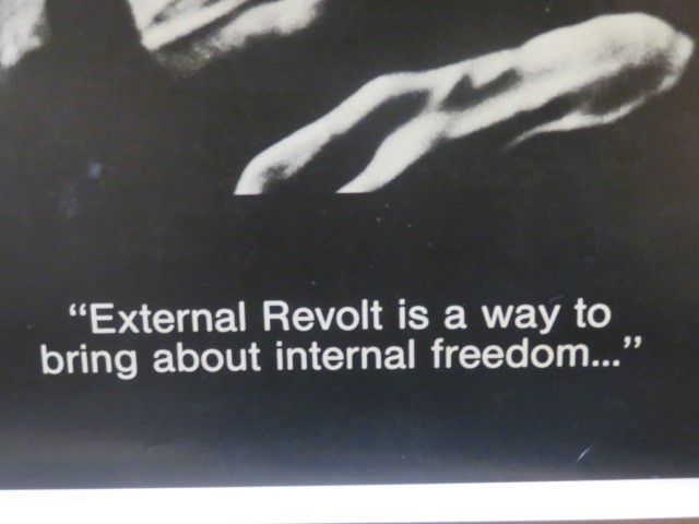 Jim Morrison B&W Closeup with quote on bottom of poster Brand New Condition