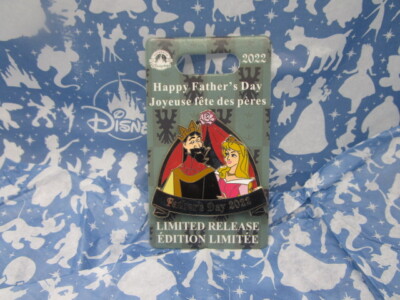 Disney Pin Happy Fathers Day 2022 Sleeping Beauty Limited Release Aurora Stefan