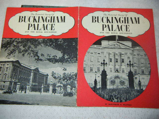 BUCKINGHAM PALACE + TOWER of LONDON BRITISH MONARCHY ROYALTY VINTAGE 1950's