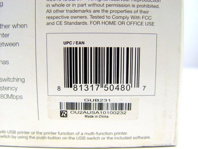 IOGEAR GUB231 2-Port USB 2.0 Automatic Printer Switch
