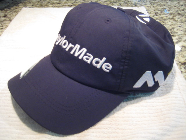 taylor made black M1 PSI golf stitched hat cap tour headwear new with tags