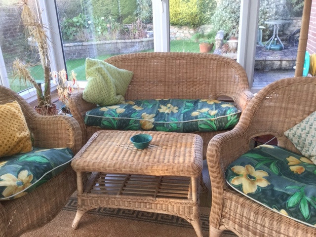 Wicker garden Furniture set | in Cullompton, Devon | Gumtree
