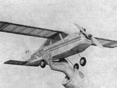 Bede 4 C/L Model 31'' Wingspan RC Model Airplane Printed Plans & Templates