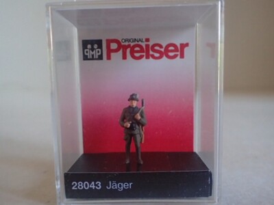 Preiser Jäger Wald Förster Bauer 28043 H0 1:87 OVP Einzelfigur
