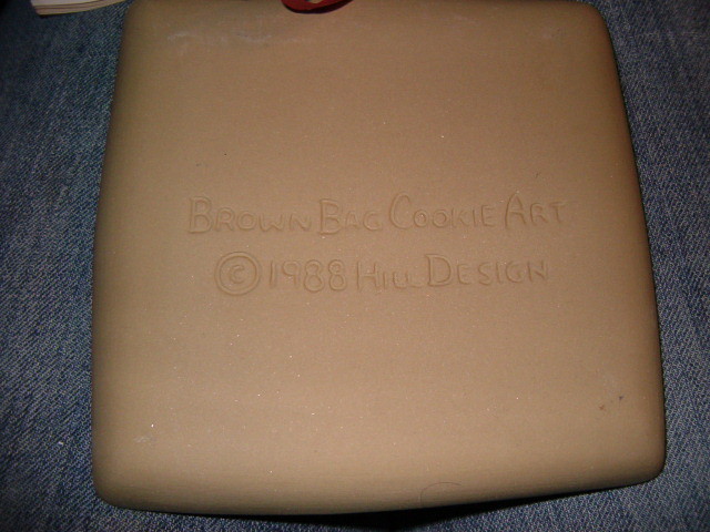 QUILT SQUARE HEART- Brown Bag Cookie Art Mold - 1988 Hill Design w Recipe Book