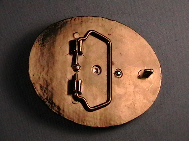 American Flag with Eagle Belt Buckle