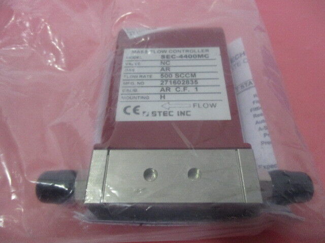 STEC SEC-4400MC Mass Flow Controller, MFC, AR, 500 SCCM, SEC-4400, 424854