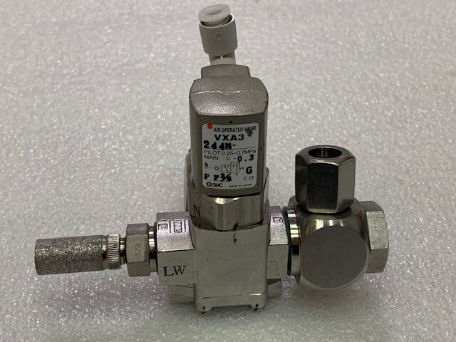 SMC VXA3-244N Direct Air Operated 3 Port Valve Rc1/4 Used Good Condition