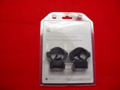 Hawke- 30mm -Match Ring Mounts- Weaver Style- Double Screw- New !