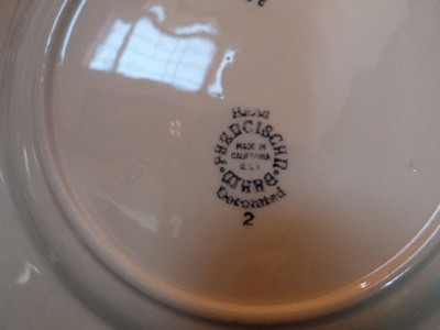 6 VINTAGE Franciscan Plates Desert Rose China (4) 9.5