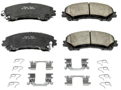 Front Power Stop Brake Pad Set fits Infiniti Q50 2014-2019 55YWVX