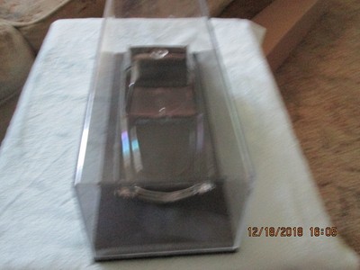 1968 AMC  AMX  black with red interior redline tires 1/25 th promo plastic case