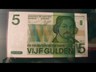 Banknotes of All Nations Netherlands 5 gulden 1973 P 95 UNC 2487