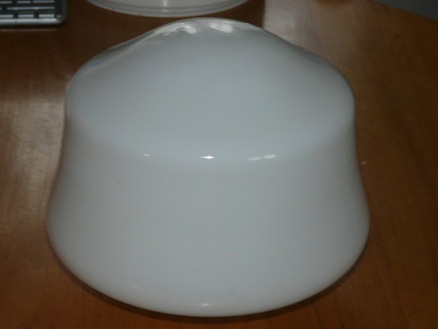 Vintage Ceiling Light Shade - White Glass Ceiling Light Globe Shade