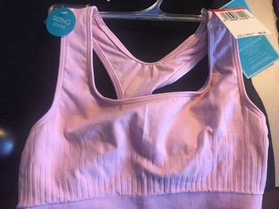 NWT Bra Barely There 4076 Pullover Raceback Sports Bra Custom Flex Fit A,B,C XS