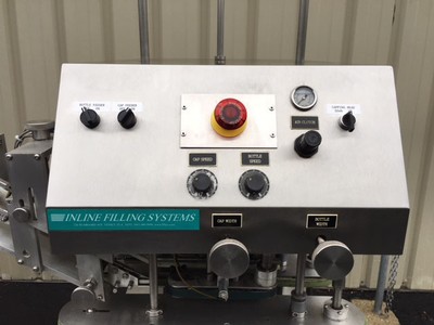 Inline Filling Systems Inline Capper with Elevator Sorter/Feeder, See Video Link