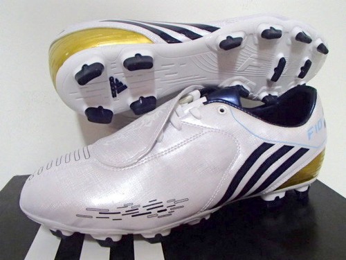 Adidas F50 Elite LL FG IF8819 White Blue Mens Football Soccer