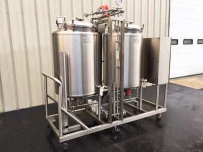 IPEC 2-Tank Inline Blending System Skid, Batch Blending, Processing