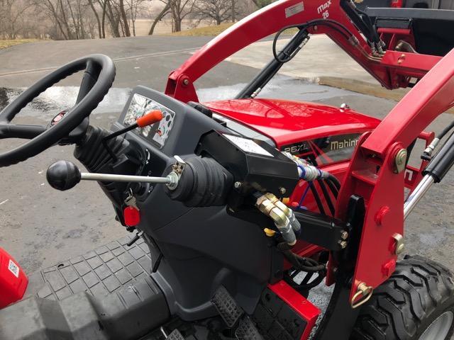2017 Mahindra Max 26 with loader and finsh deck and tiller