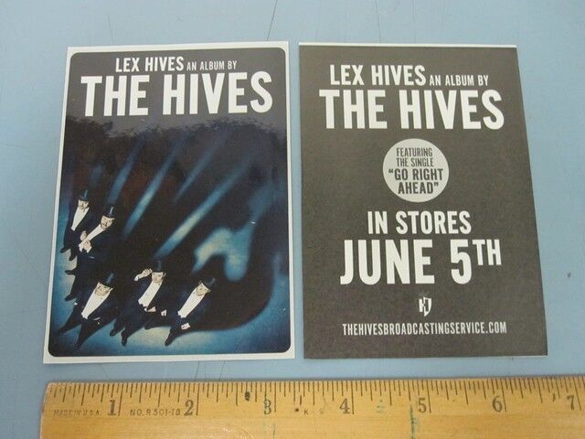 THE HIVES 2012 LEX HIVES promotional sticker New Old Stock Mint Condition