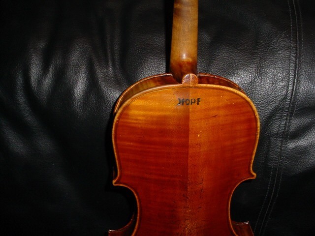 Full Sized Refurbished 1768 David Christian Hopf Violin (Signed)