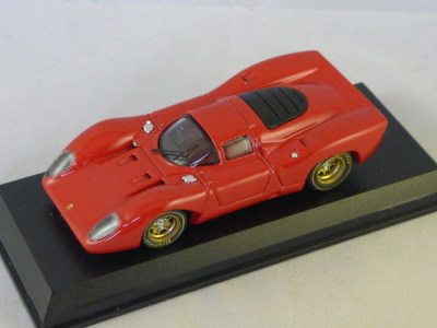 MODEL BEST 9142 FERRARI 312 P ROUGE PROVA 1969 1/43