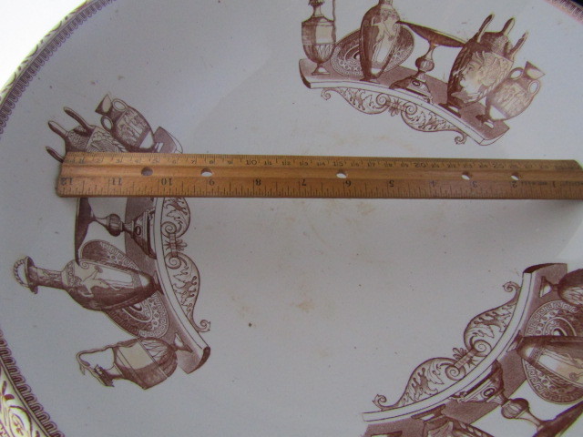 Vintage Antique Stone China George Jones Stoke on Trent Bowl