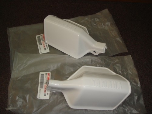 2 protectores de manos originales blancos Yamaha XT 350 600 Tenere TT 350 XTZ 750