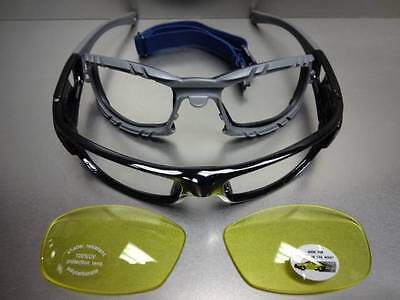SPORT RACQUETBALL Lens Lensless PROTECTIVE PADDED SAFETY GLASSES GOGGLES EYEWEAR
