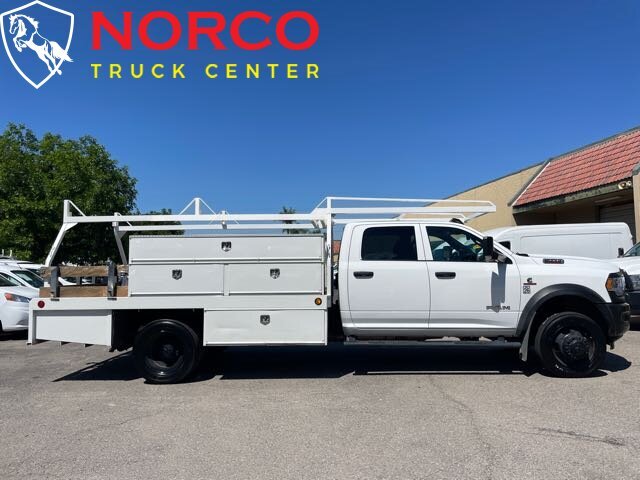 2022 Ram 5500 Crew Cab 12' Contractor Bed Diesel 4x4 22613 Miles White  6.7L V8