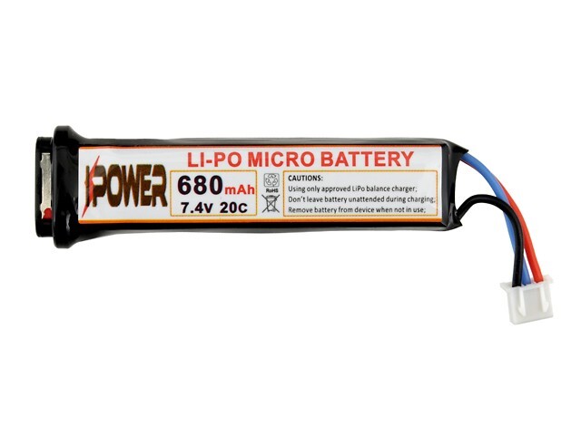 Softair Batterie Micro Lipo Deans 680 Mah 7,4 20c