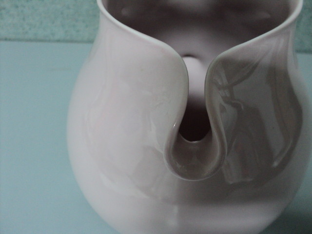 RUSSELL WRIGHT IROQUOIS PINK SHERBERT REDESIGND WATER PITCHER