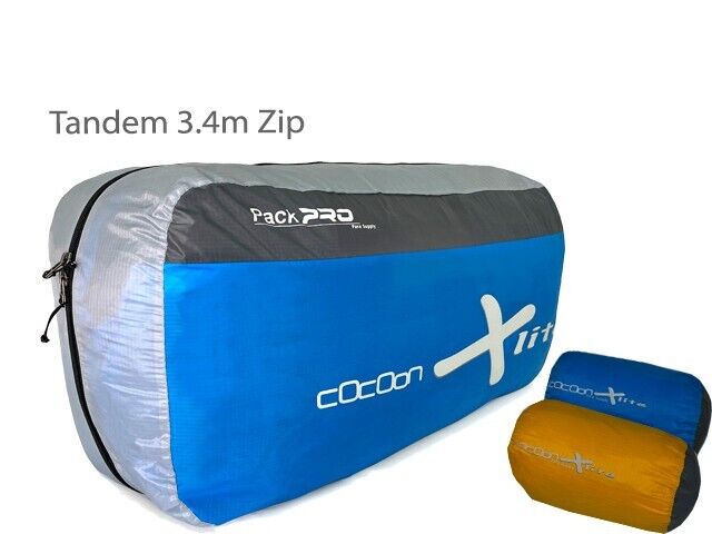 3.4m ZIP  Paragliding Tandem  Paramotor concertina  compress bag fast packing