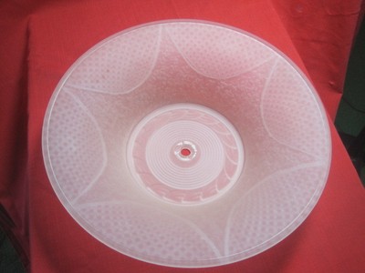 Vintage CEILING LIGHT LAMP FLUSH MOUNT Antique?  Textured Glass 12 1/4