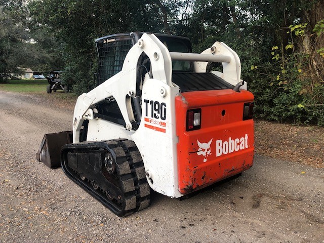 Bobcat T190 Skid Steer Loader Cab A/C Heat HYD quick attach NEW tracks/sprockets
