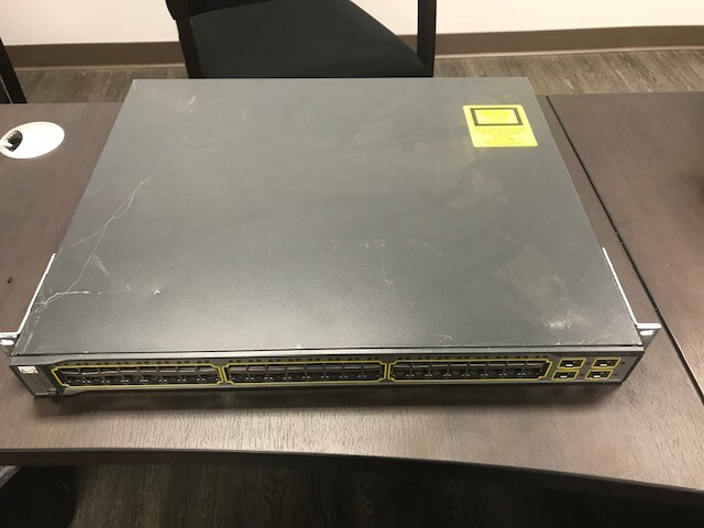 Cisco Catalyst WS-C3750-48PS-S 48 Port 10/100 PoE Switch