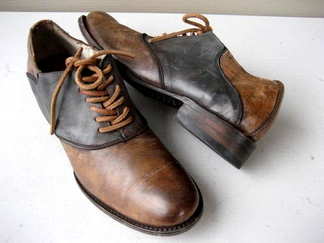 Freebird By Steven Men's 11 Distressed Leather Oxford FM-Hyde Shoes boots