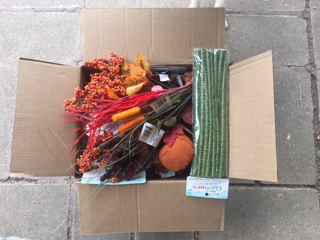 Christmas and Fall Craft Supplies, Wreath Making Supplies, Craft Lot