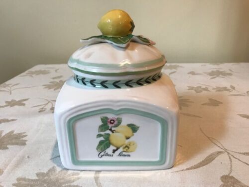 Villeroy & Boch French Garden Charm Collection Lemon Canister