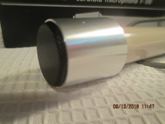 Vintage Sony Cardioid Microphone F-98 with Original Case