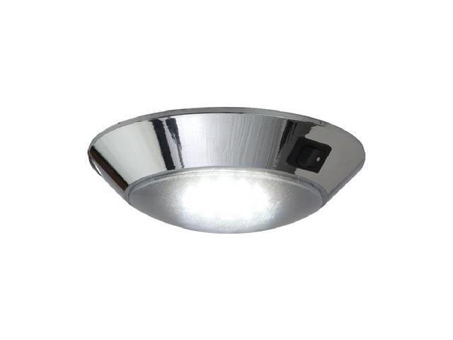 Sea Dog Boat Marine RV 12V White Surface Mount Dome Task Light 5-3//4/" W// Switch