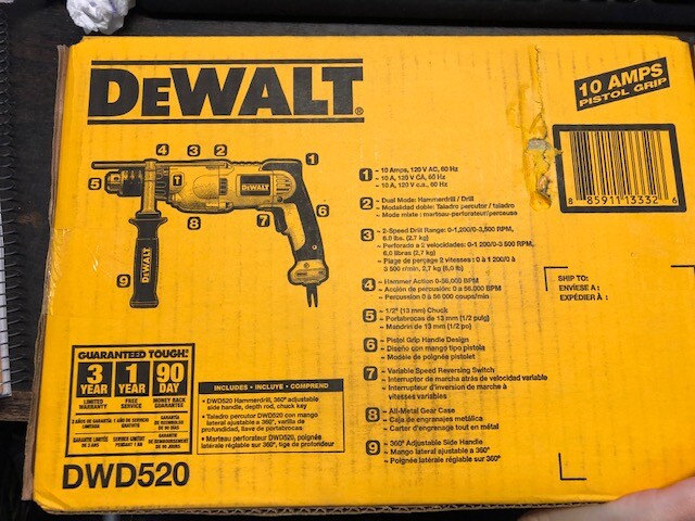 Dewalt Heavy Duty 1/2