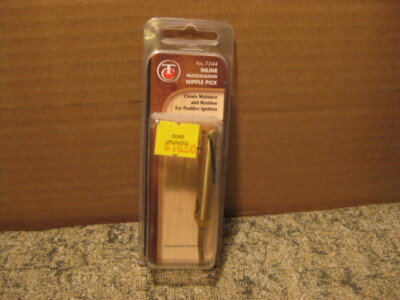 THOMPSON CENTER INLINE MUZZLELOADER BRASS EXTENDABLE FINE WIRE NIPPLE PICK